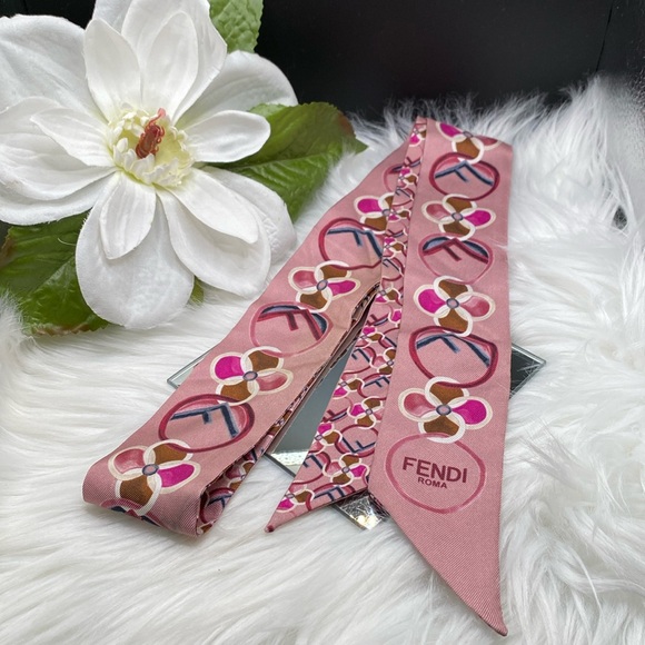 Fendi Accessories - FENDI TWILLY Pink and Brown